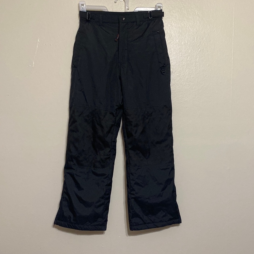 Protection system kid pants size 10/12 unisex color black Skiing insulated